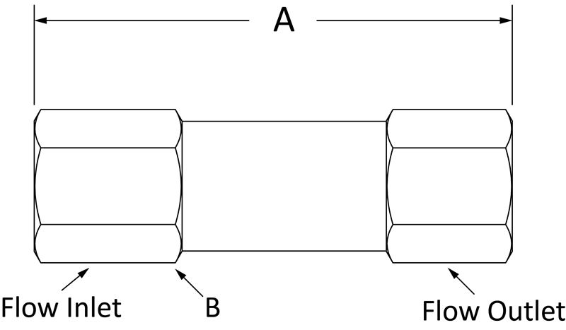 3114-10 SSP FloLok Inline Particulate Filter ¼” NPT 10 Micron 