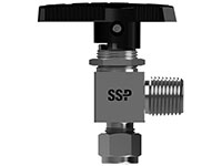 Ball valves- EB Series Series angle Male to Fractional Tube Fitting