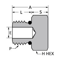 GP - Hex Plug, SAE