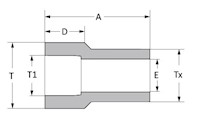 Tube Butt Weld Adapter - TruFit