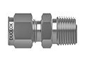 Tube fitting BSPT connector