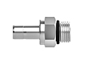 Tube fitting male straight thread adapter