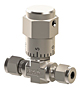 Vernier handle on 500 Series metering valves
