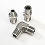 Stainless steel pipe fitting, maile elbow, reducing adapter and hex nipple  pipe fittings.